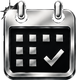 Calendrier argent